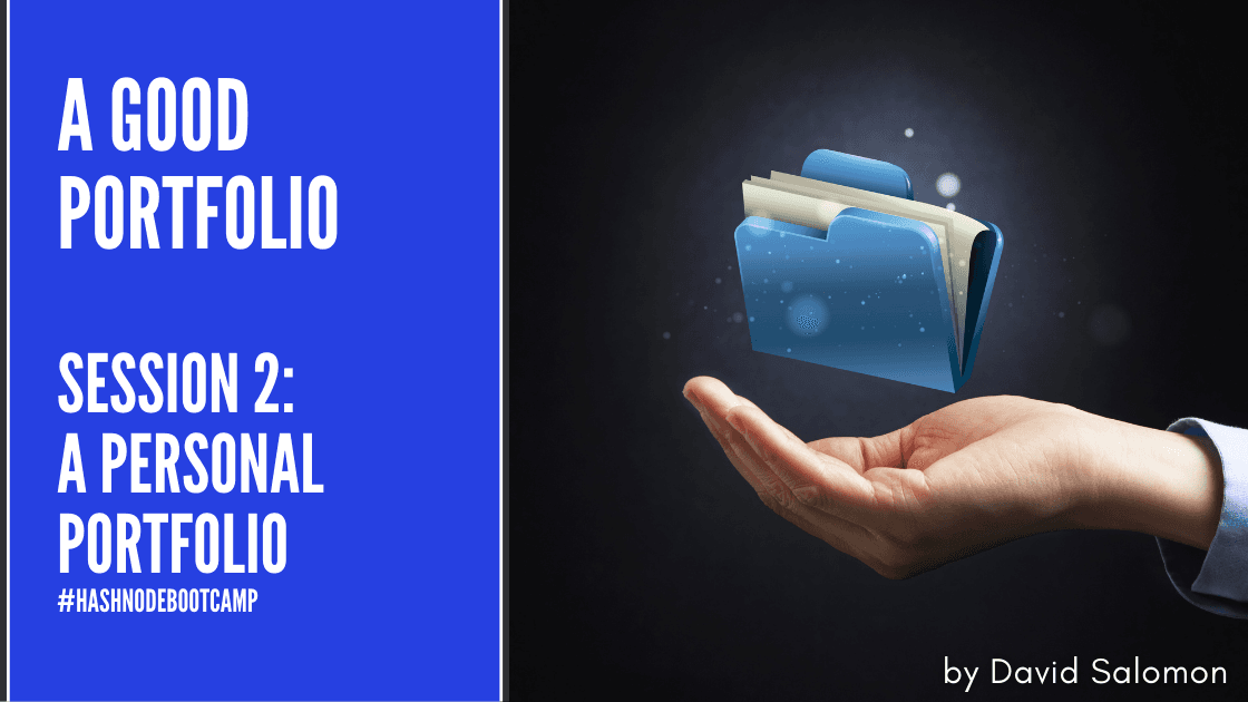 A good portfolio for me